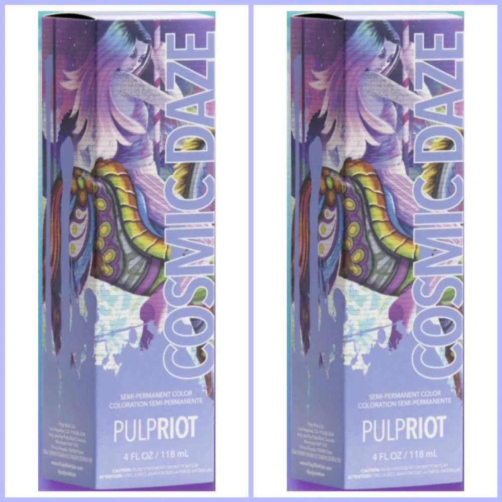 100% Authentic Pulp Riot Cosmic Daze purple hair color hair Dye